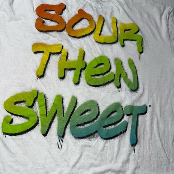 Retro Sour Patch Kids X IT’SUGAR T-Shirt Size Men’s Large White Women’s Unisex - Picture 4 of 6